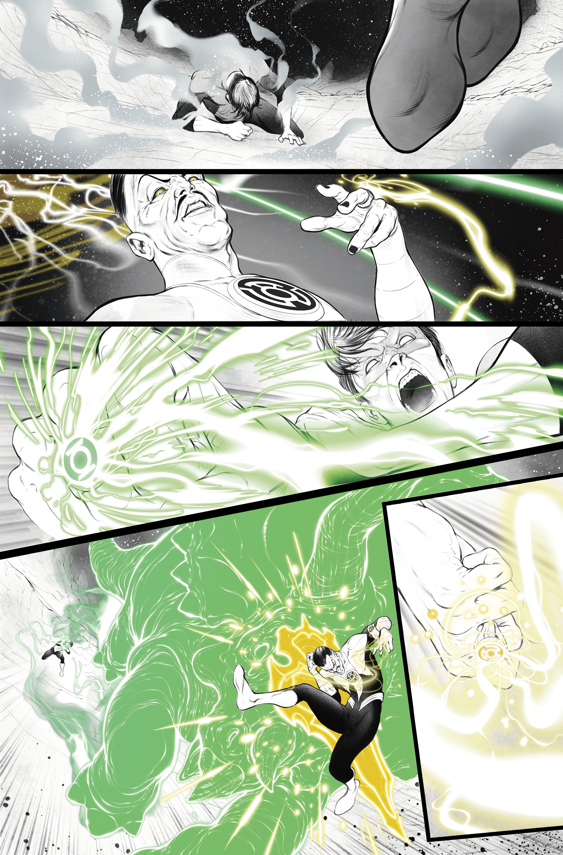 Green Lantern Sample page from Stefan Fortis