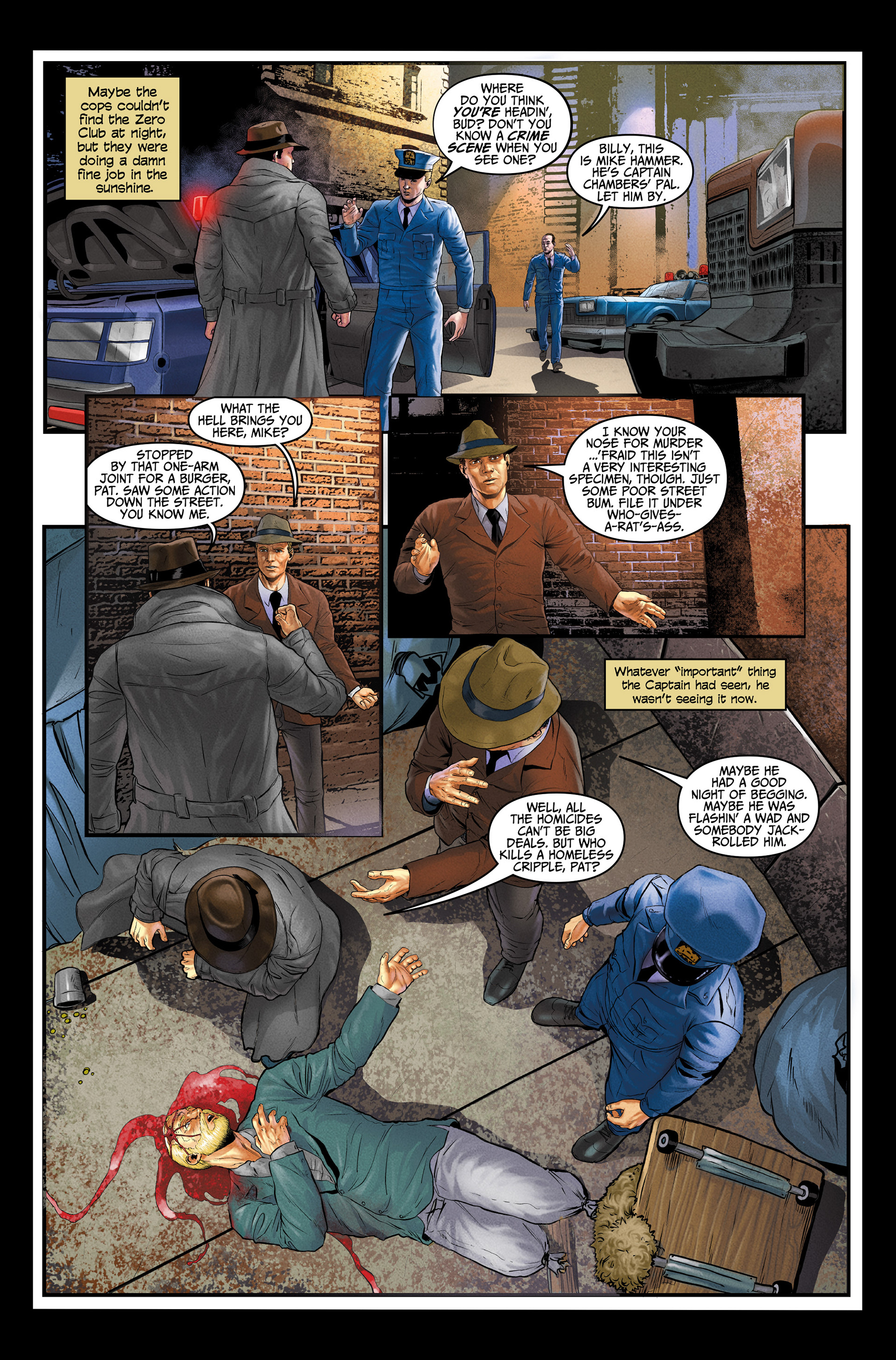 Mike Spillane's Mike Hammer- Line by Marcello 