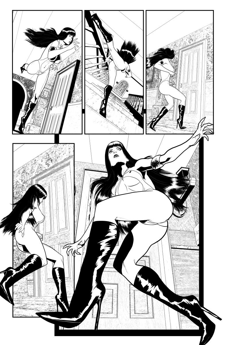 Vampirella samples by Marcelo Slaza