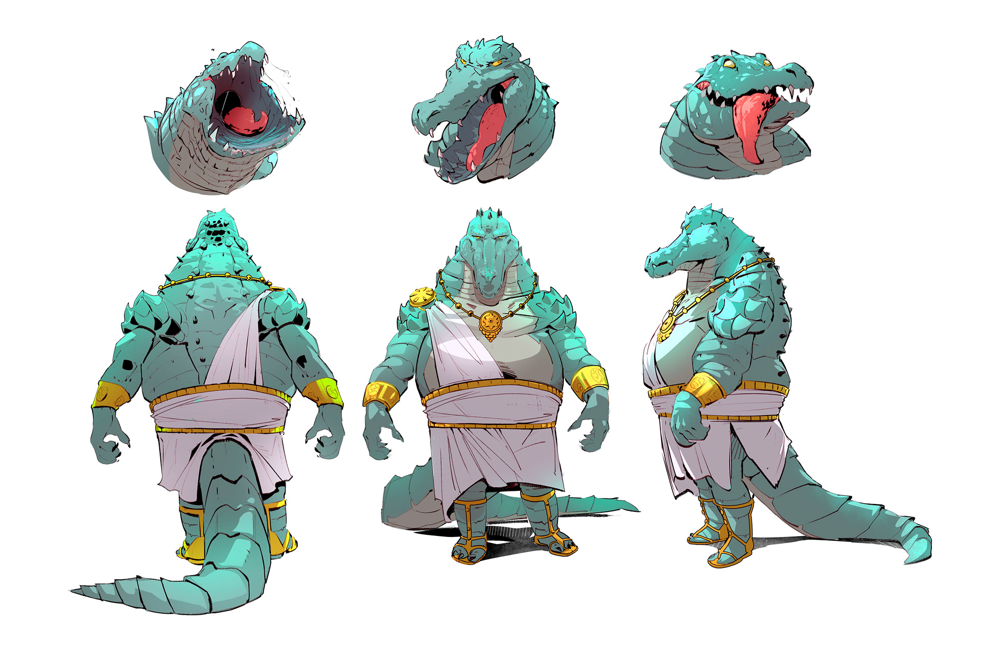 Character Design work for 'Nightmare Odyssey', created by LCA represented artist Dario D'Angelo