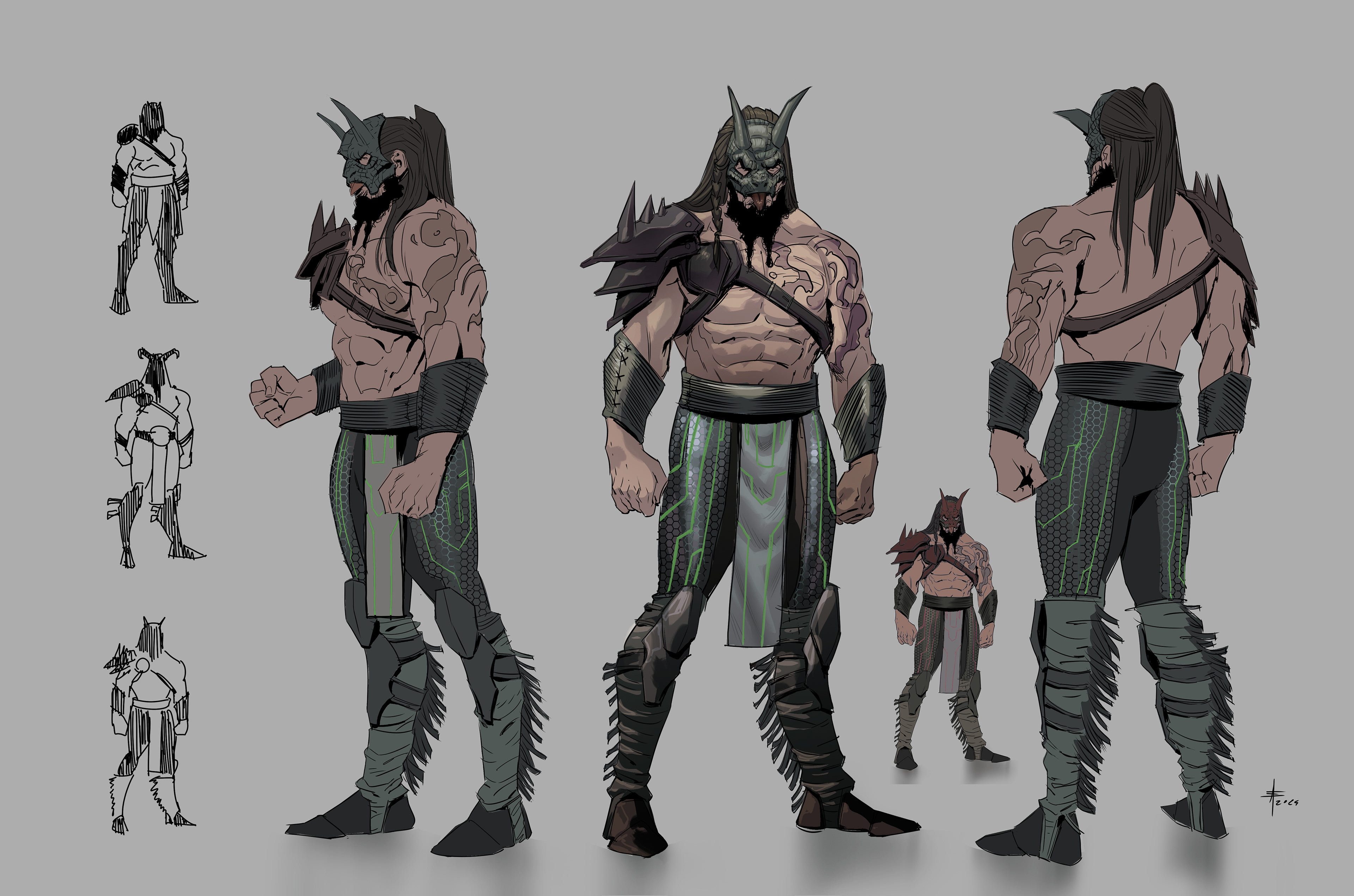 Character Design Work for comics by Andrea Errico