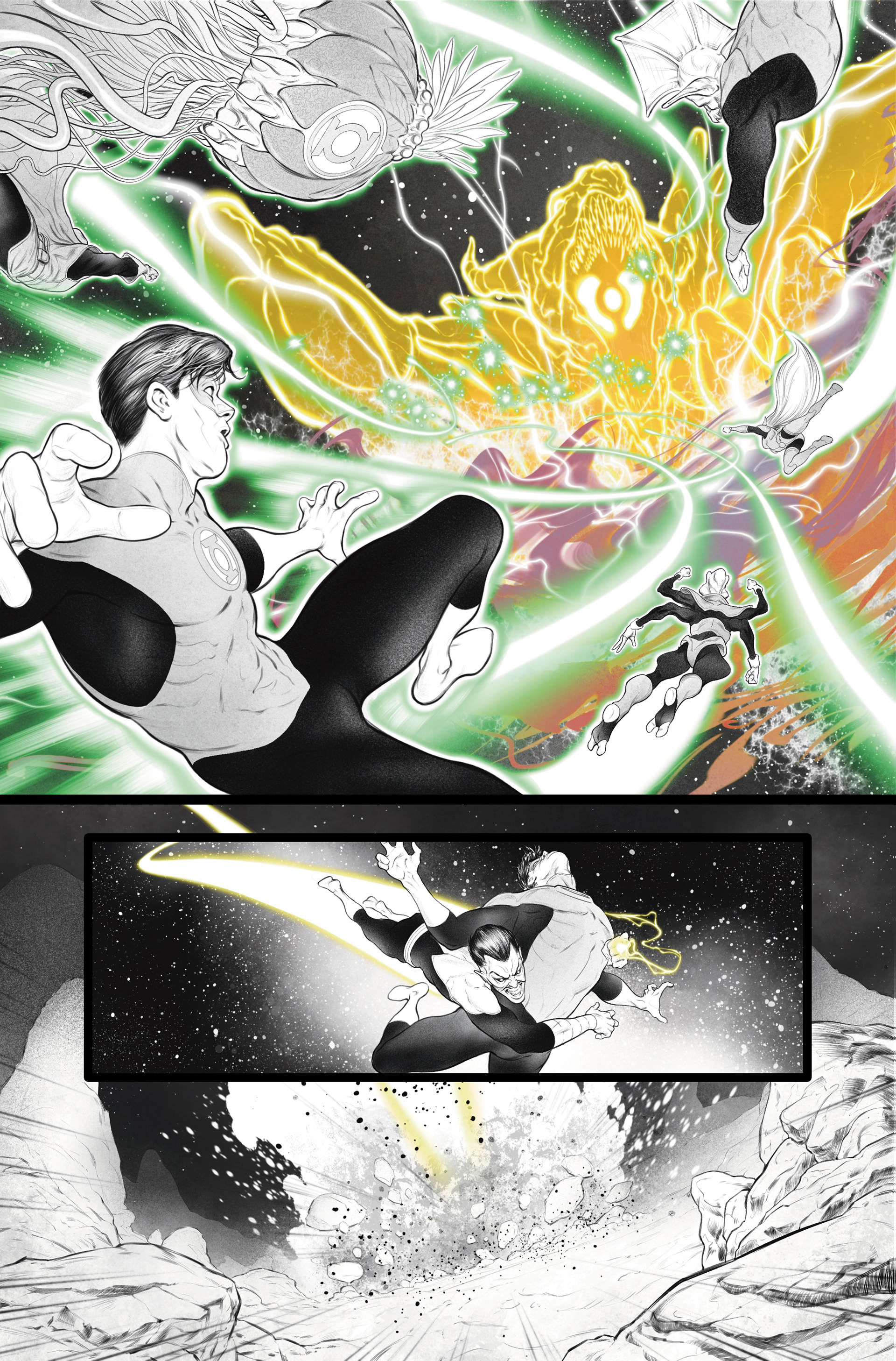 Green Lantern Sample page from Stefan Fortis