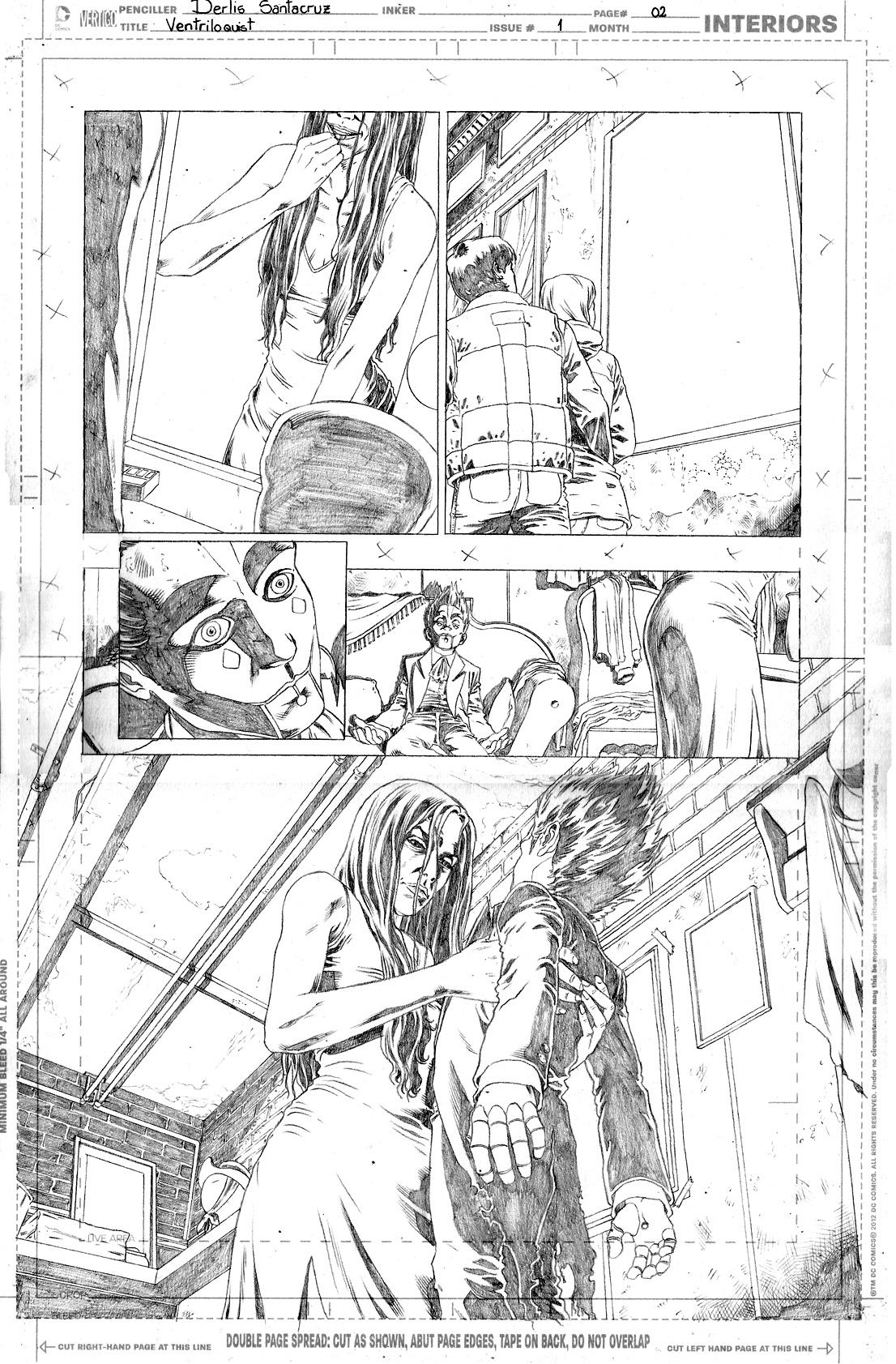 Derlis S. Benitez line art on DC's Batman: Derlis S. Benitez line art on DC Comics' Batman: The Dark Knight