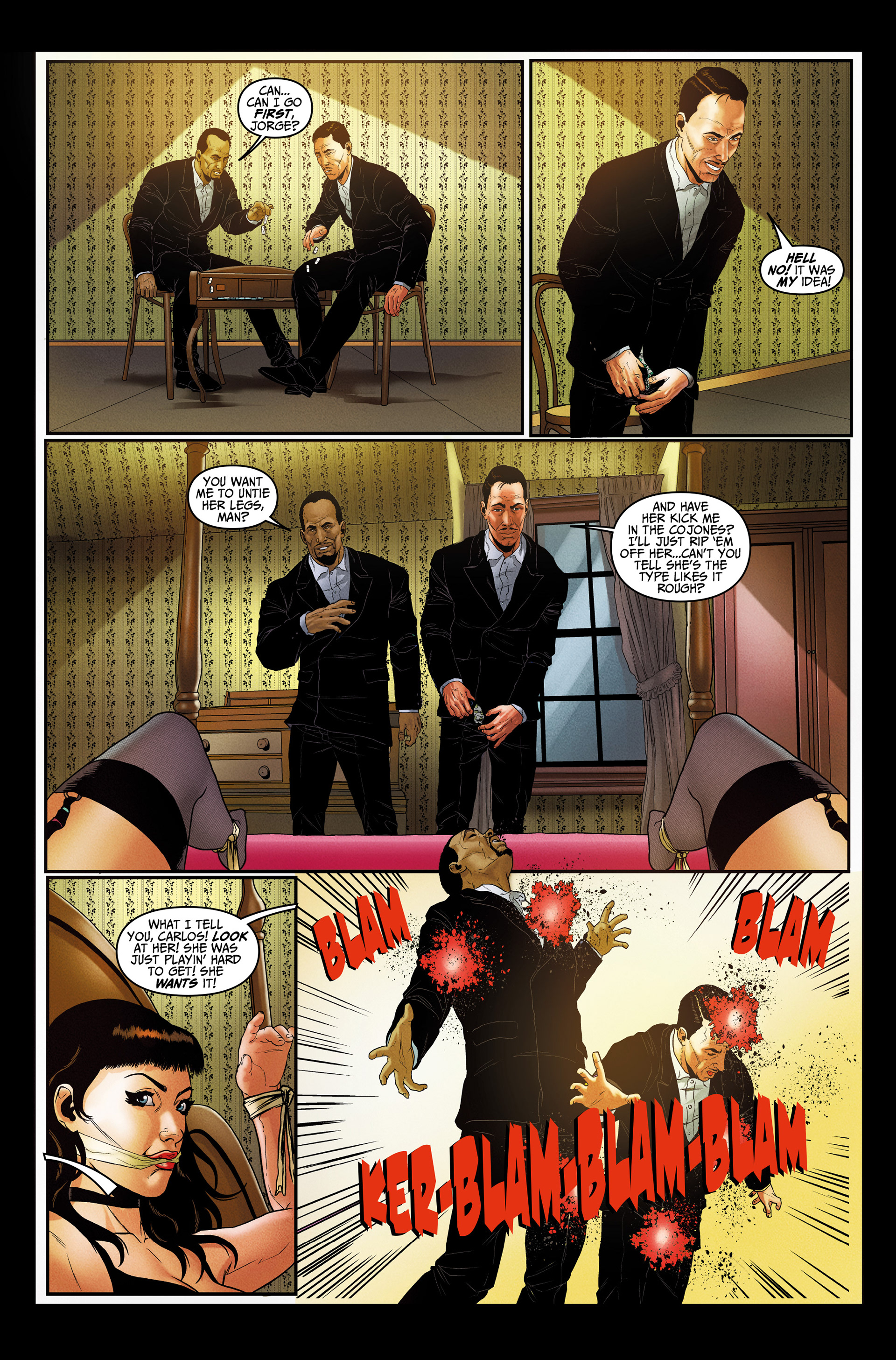 Mike Spillane's Mike Hammer- Line by Marcello 