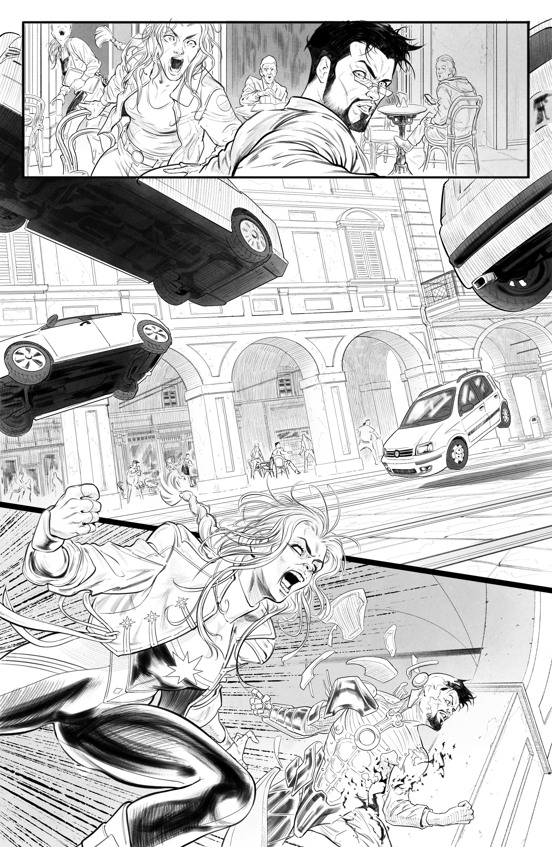 Avengers Sample page from Stefan Fortis