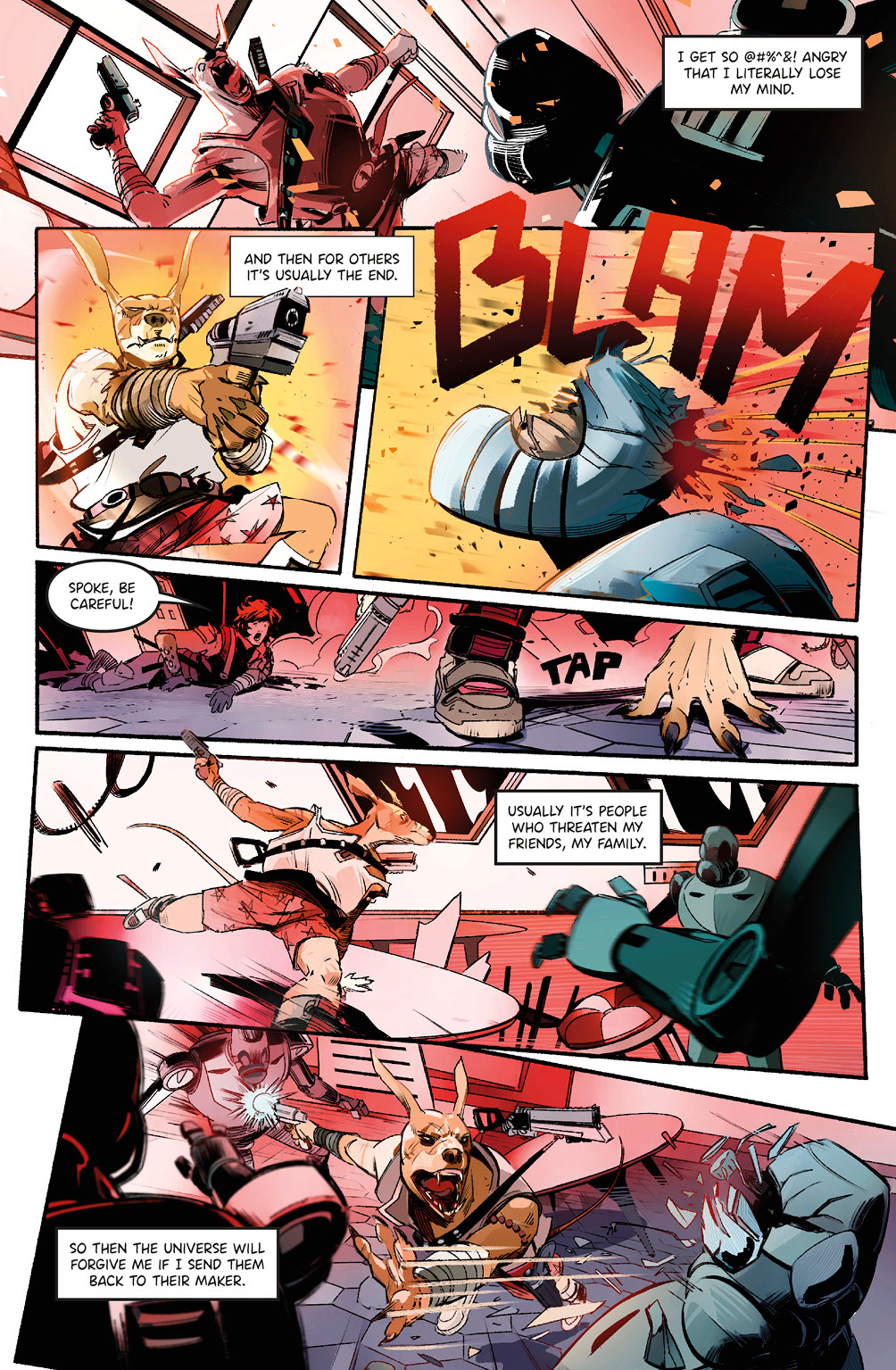 'A Chill Guy', winner of the Hugo Pratt best story award, with line and color by LCA represented artist, Dario D'Angelo