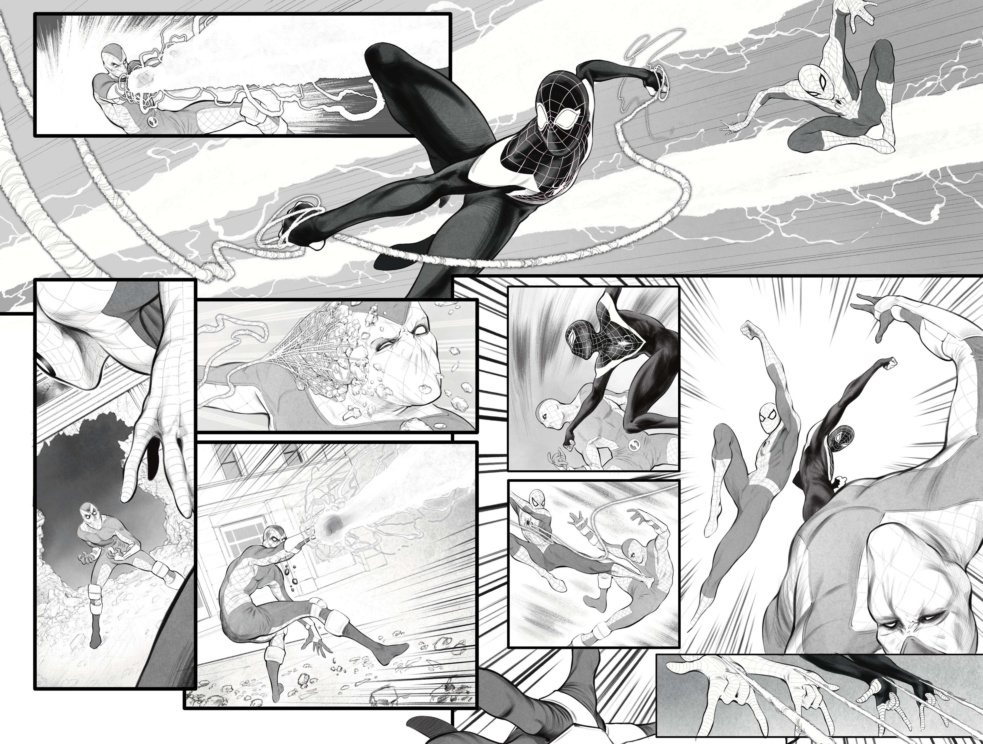 Spiderman Sample page from Stefan Fortis