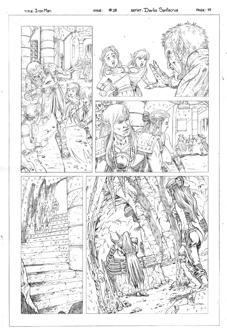 Derlis S. Benitez line art on DC's Batman: Derlis S. Benitez line art on DC Comics' Justice League of America Vibe