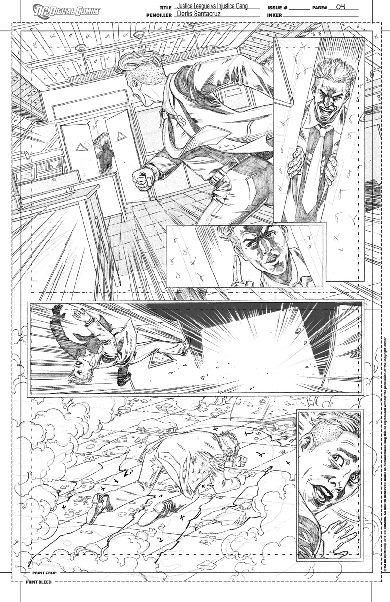 Derlis S. Benitez line art on DC's Batman: Derlis S. Benitez line art on DC Comics' Batman: A Case of Truth or Dare