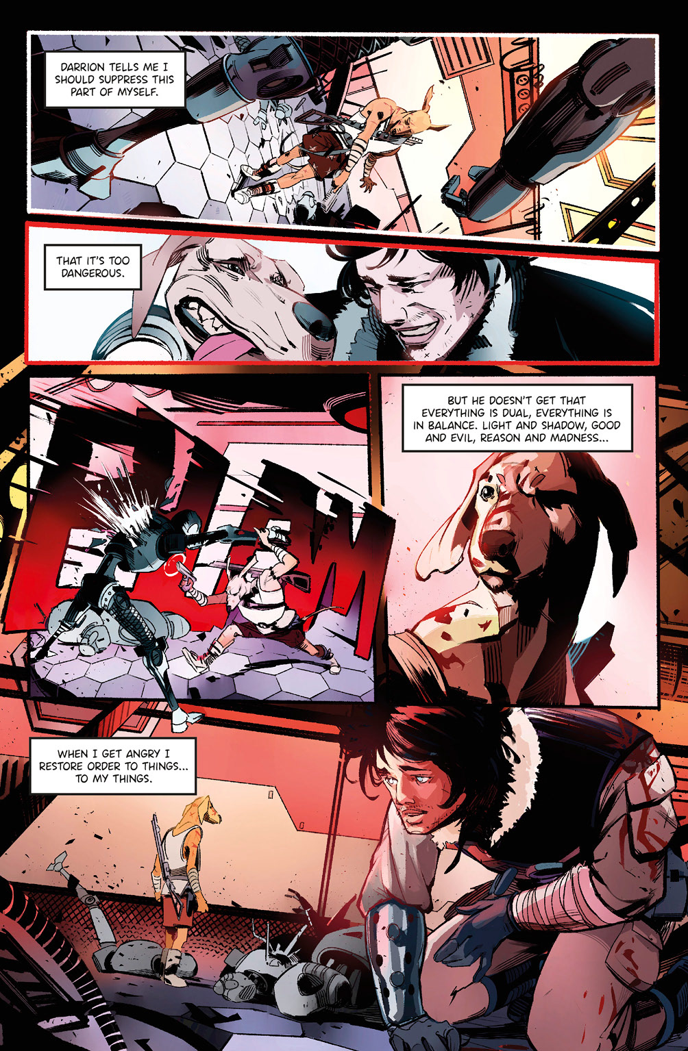 'A Chill Guy', winner of the Hugo Pratt best story award, with line and color by LCA represented artist, Dario D'Angelo