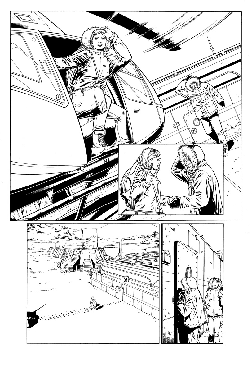 Derlis S. Benitez line art on DC's Batman: Derlis S. Benitez line art on DC Comics' Justice League of America Vol. 3