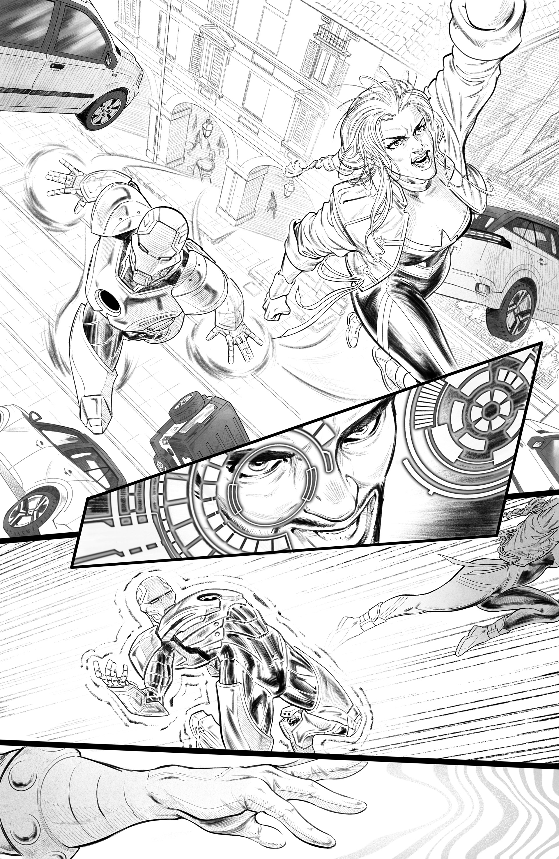 Avengers Sample page from Stefan Fortis