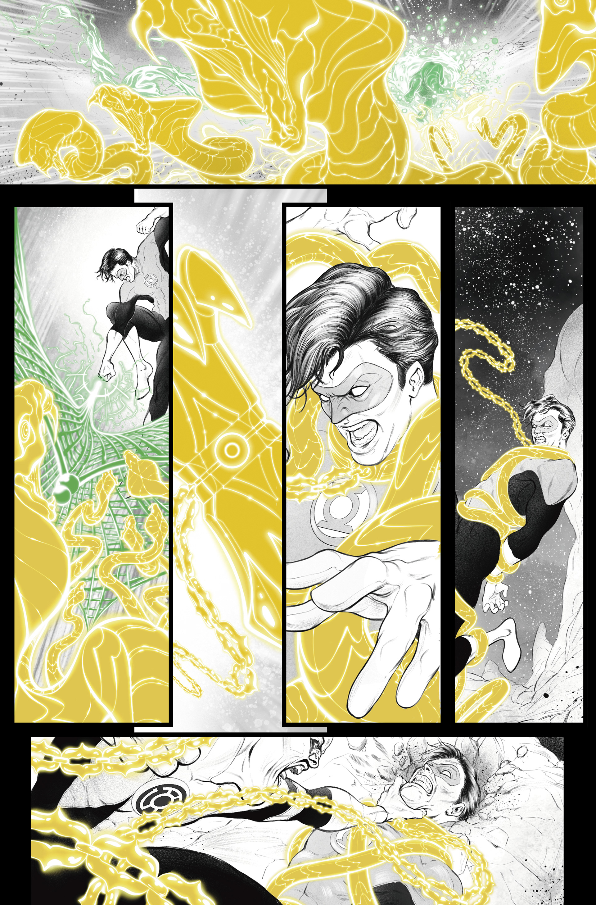 Green Lantern Sample page from Stefan Fortis