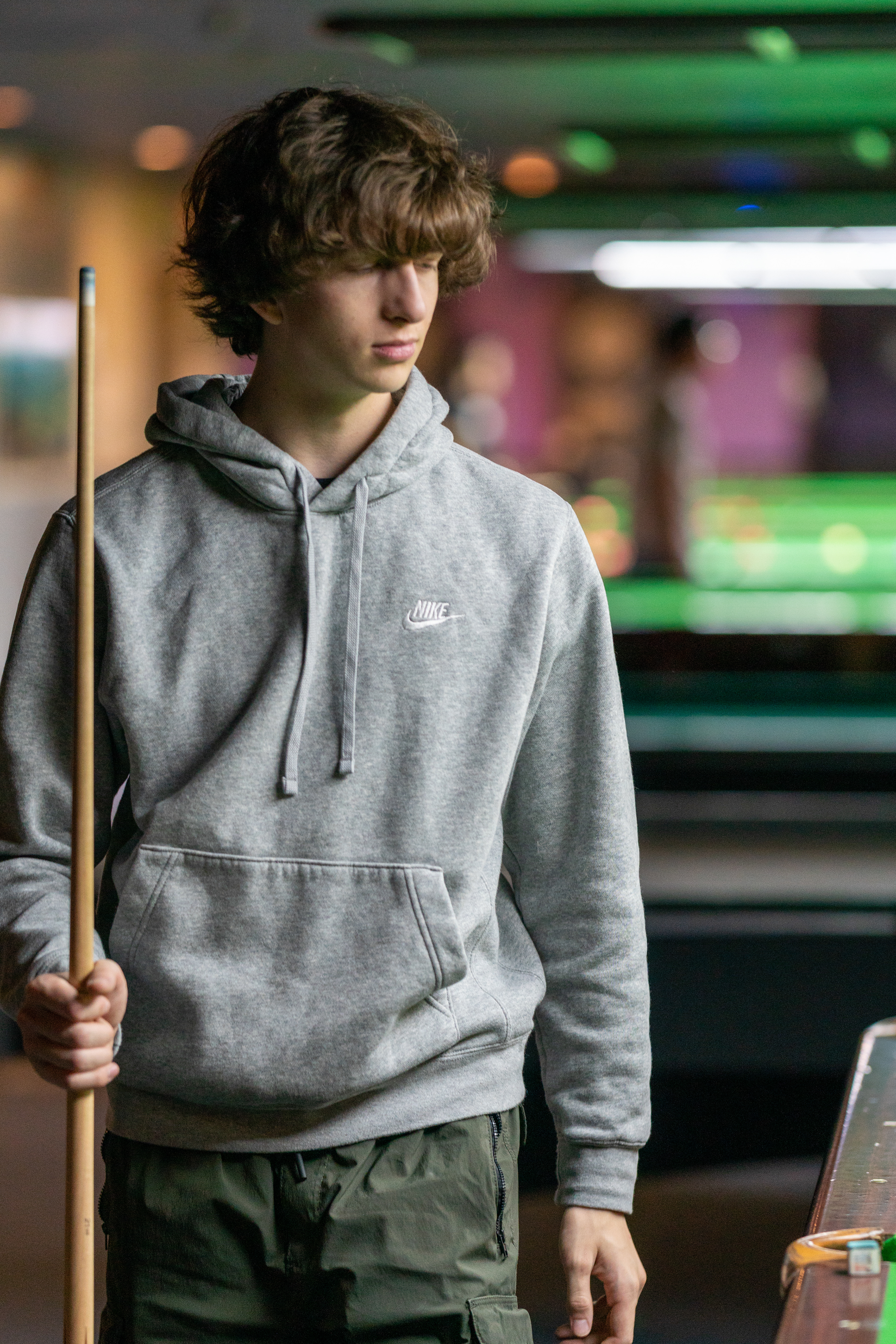 Playing pool and losing (probably)