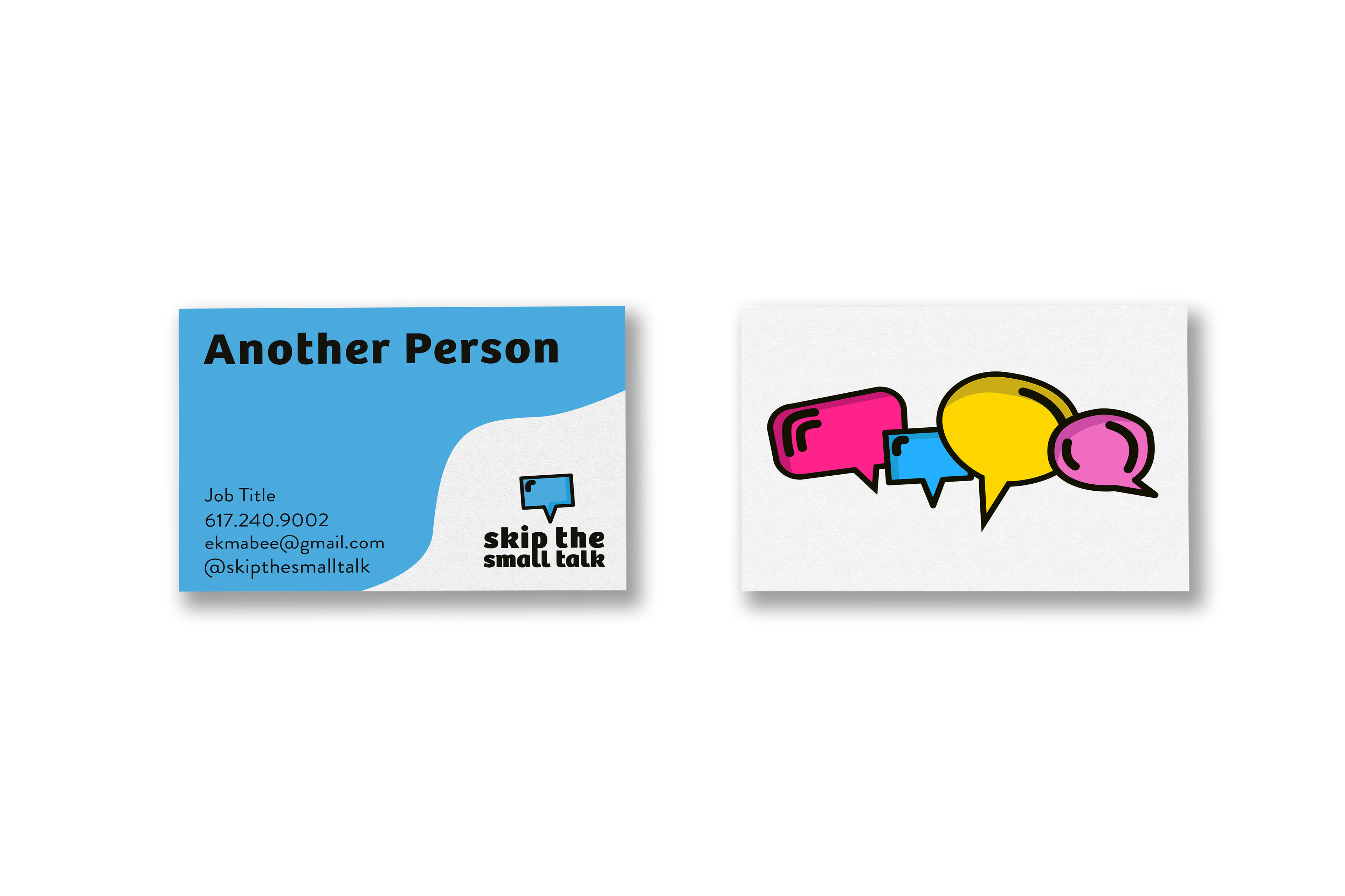 Mockup of a business card
