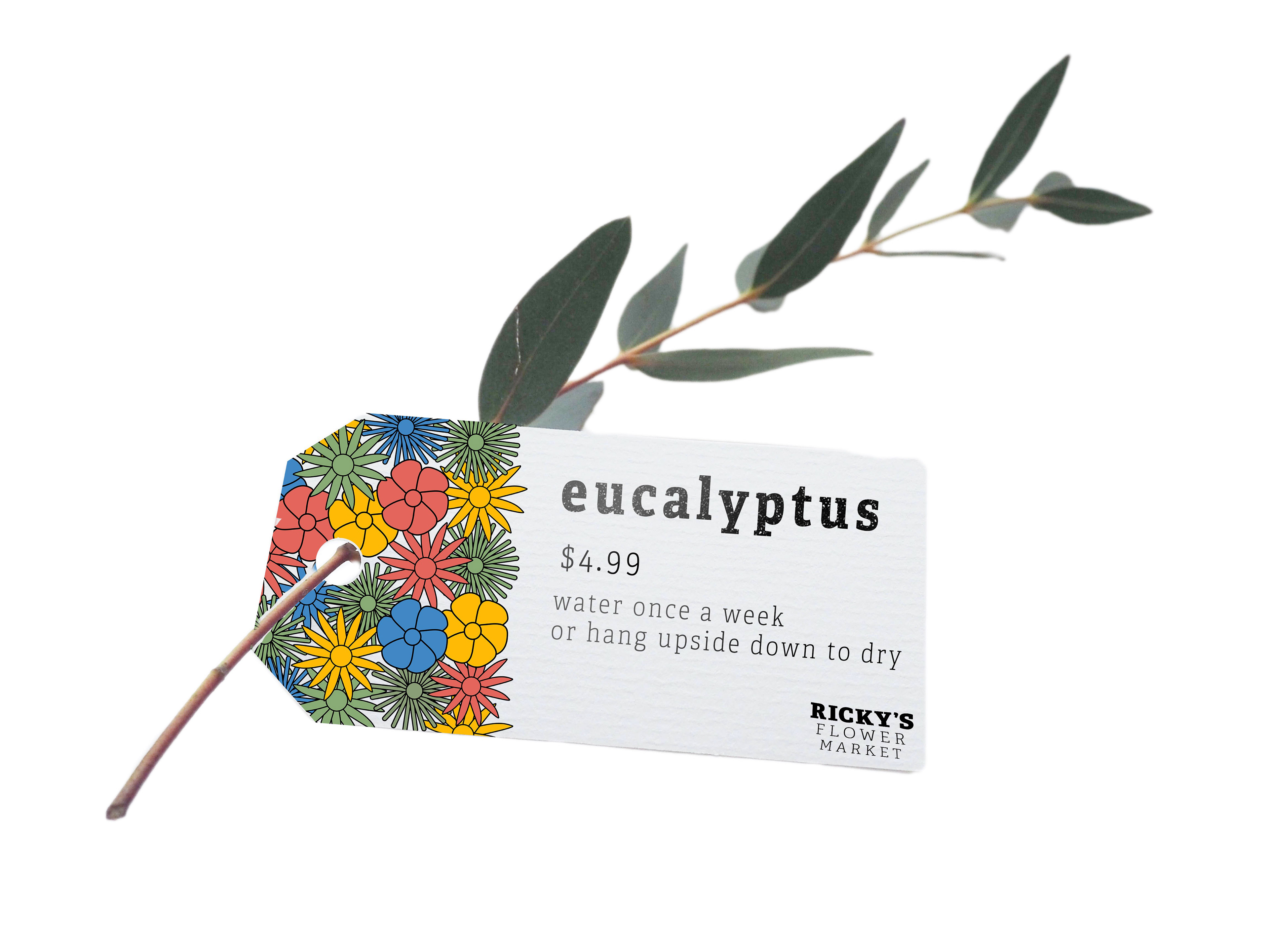 Flower Tag design