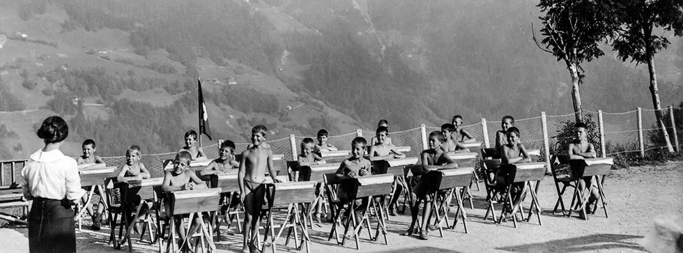 Fonds Rollier © Commune de Leysin