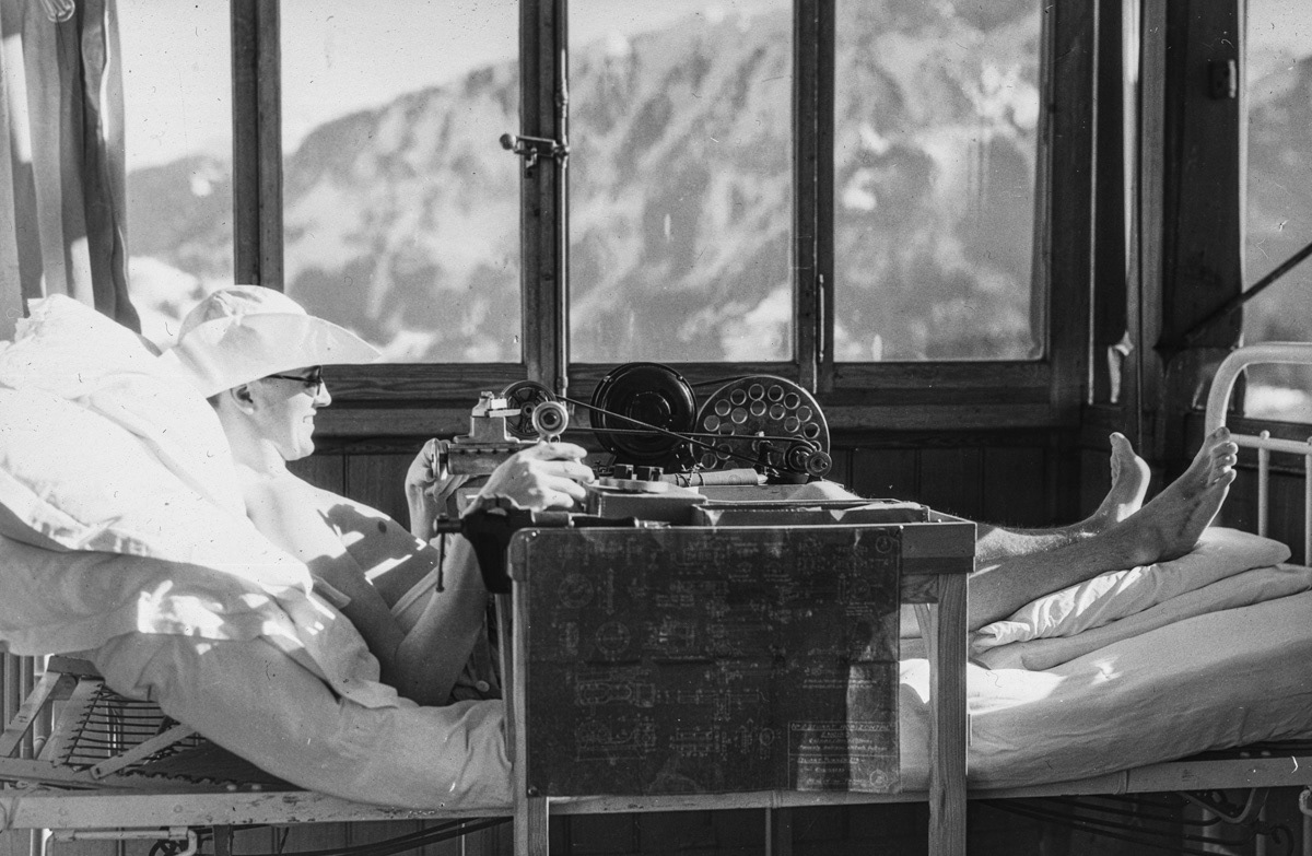 Fonds Rollier © Commune de Leysin