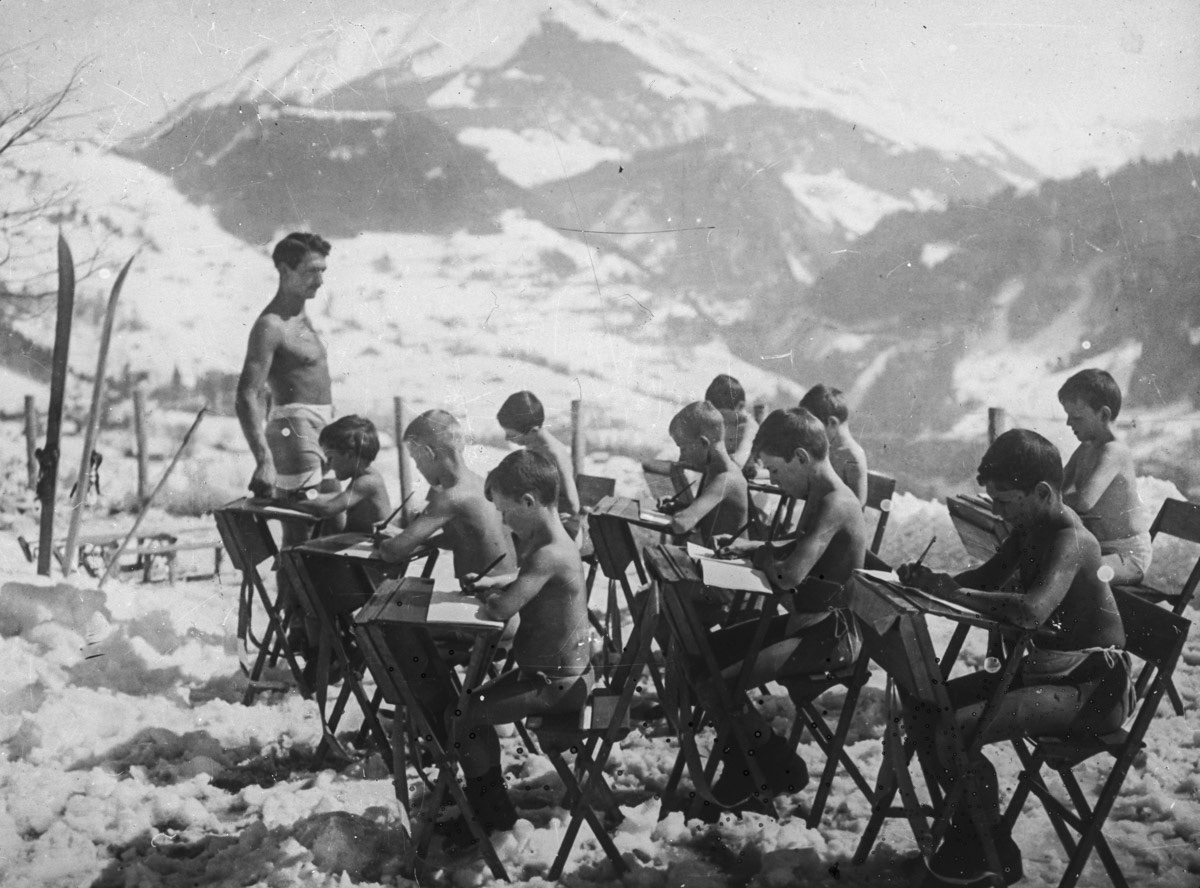Fonds Rollier © Commune de Leysin