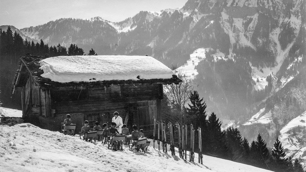 Fonds Rollier © Commune de Leysin