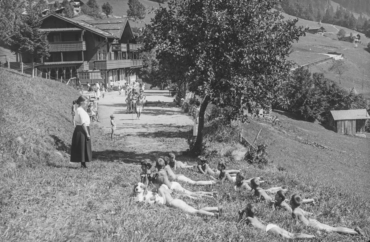 Fonds Rollier © Commune de Leysin