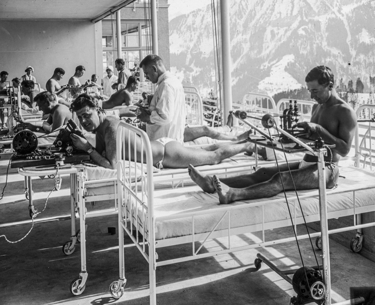 Fonds Rollier © Commune de Leysin