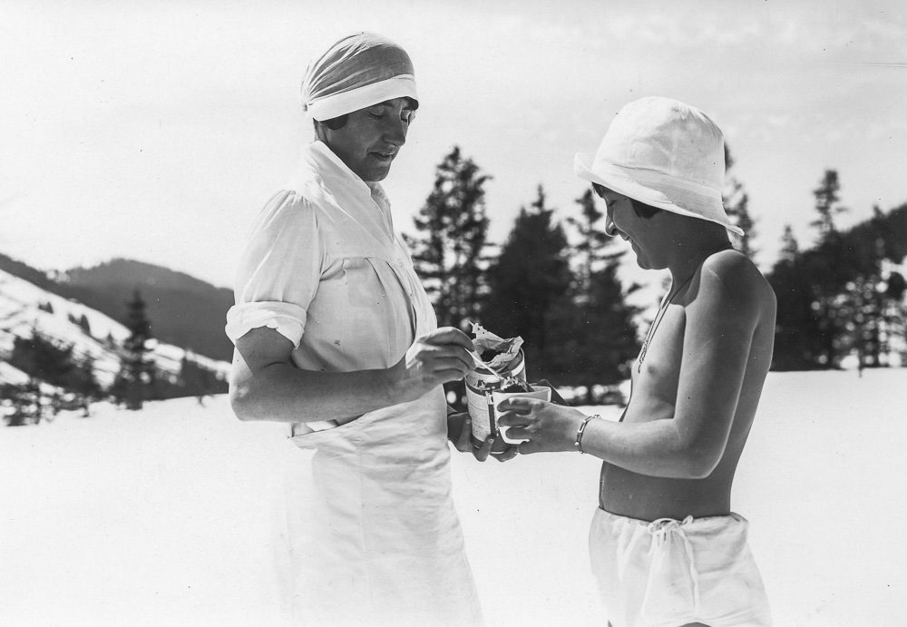 Fonds Rollier © Commune de Leysin