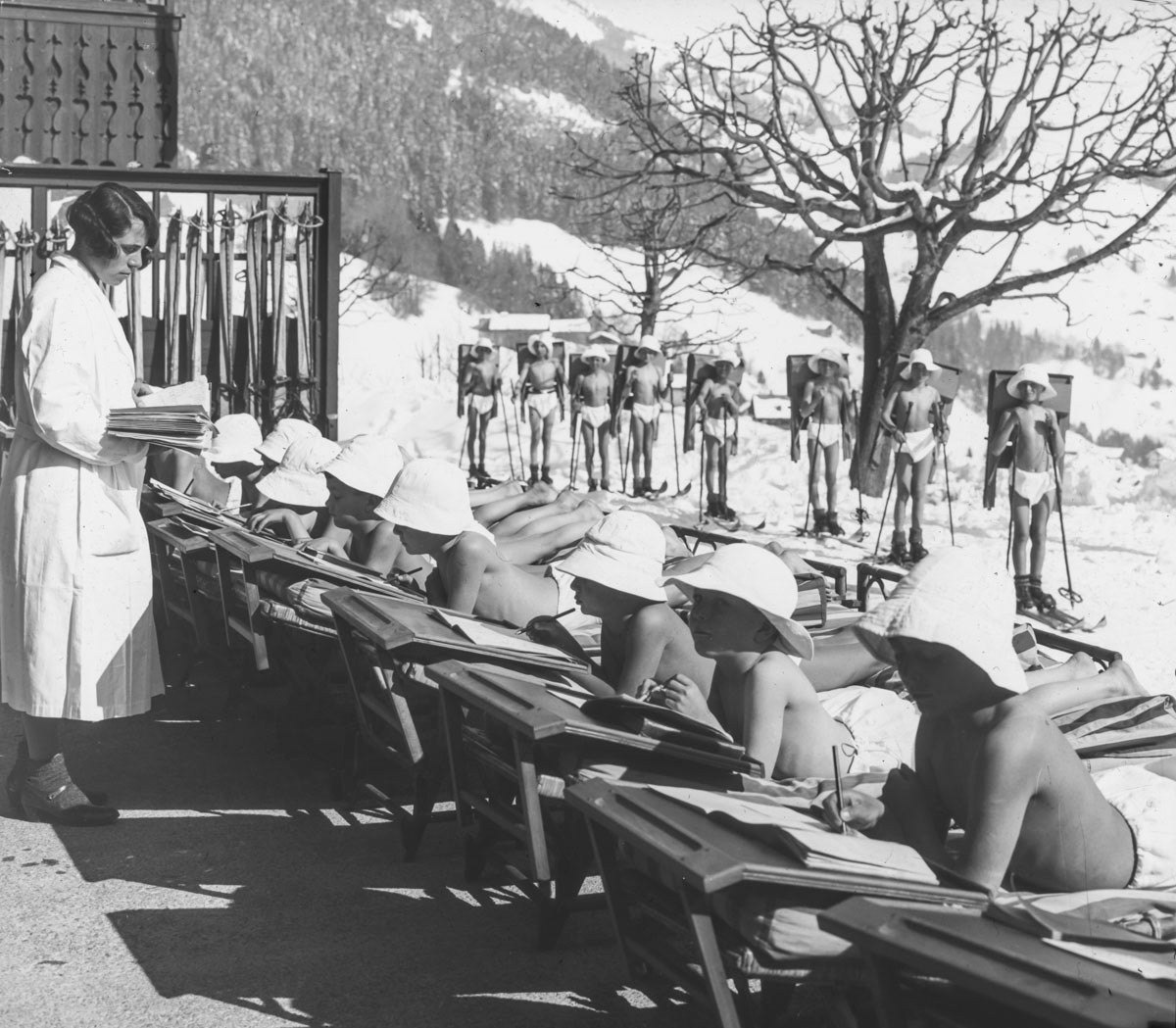 Fonds Rollier © Commune de Leysin