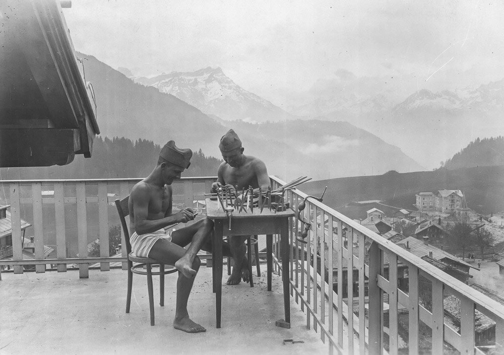 Fonds Rollier © Commune de Leysin