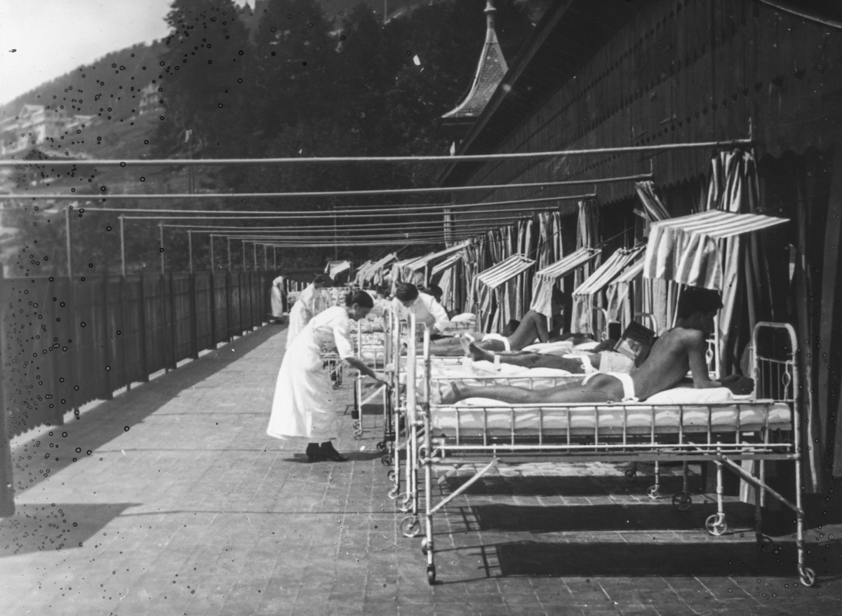 Fonds Rollier © Commune de Leysin