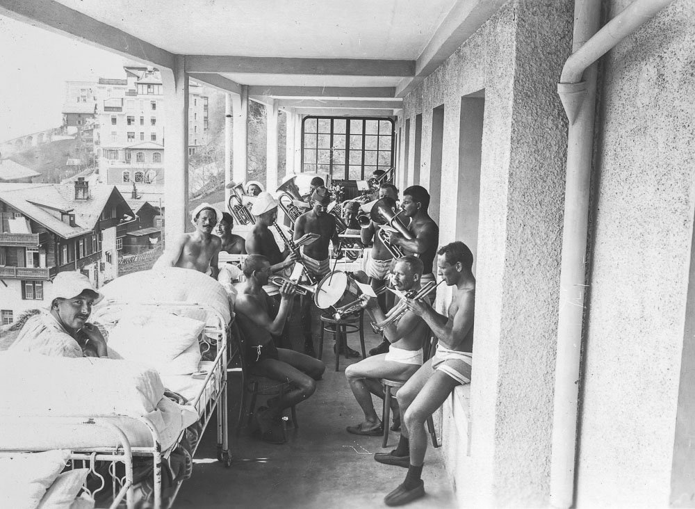 Fonds Rollier © Commune de Leysin