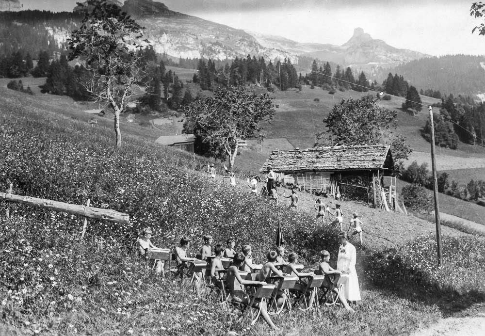 Fonds Rollier © Commune de Leysin