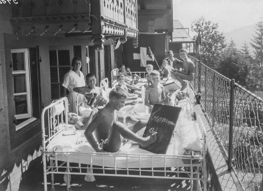 Fonds Rollier © Commune de Leysin