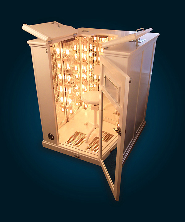 My fully restored antique light bath