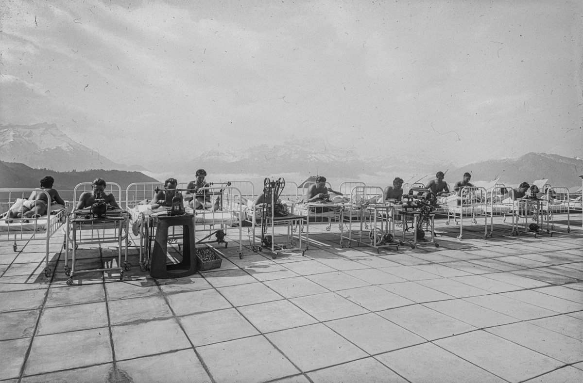 Fonds Rollier © Commune de Leysin