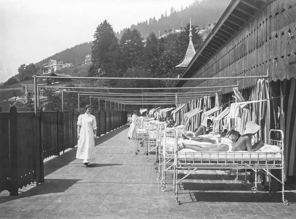 Fonds Rollier © Commune de Leysin