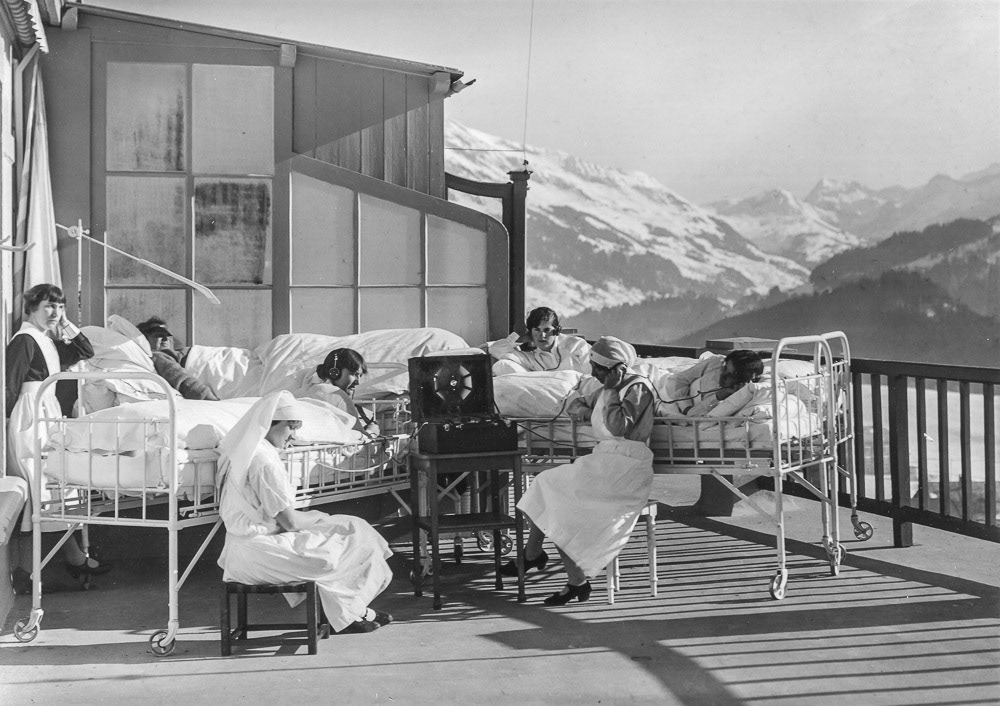 Fonds Rollier © Commune de Leysin