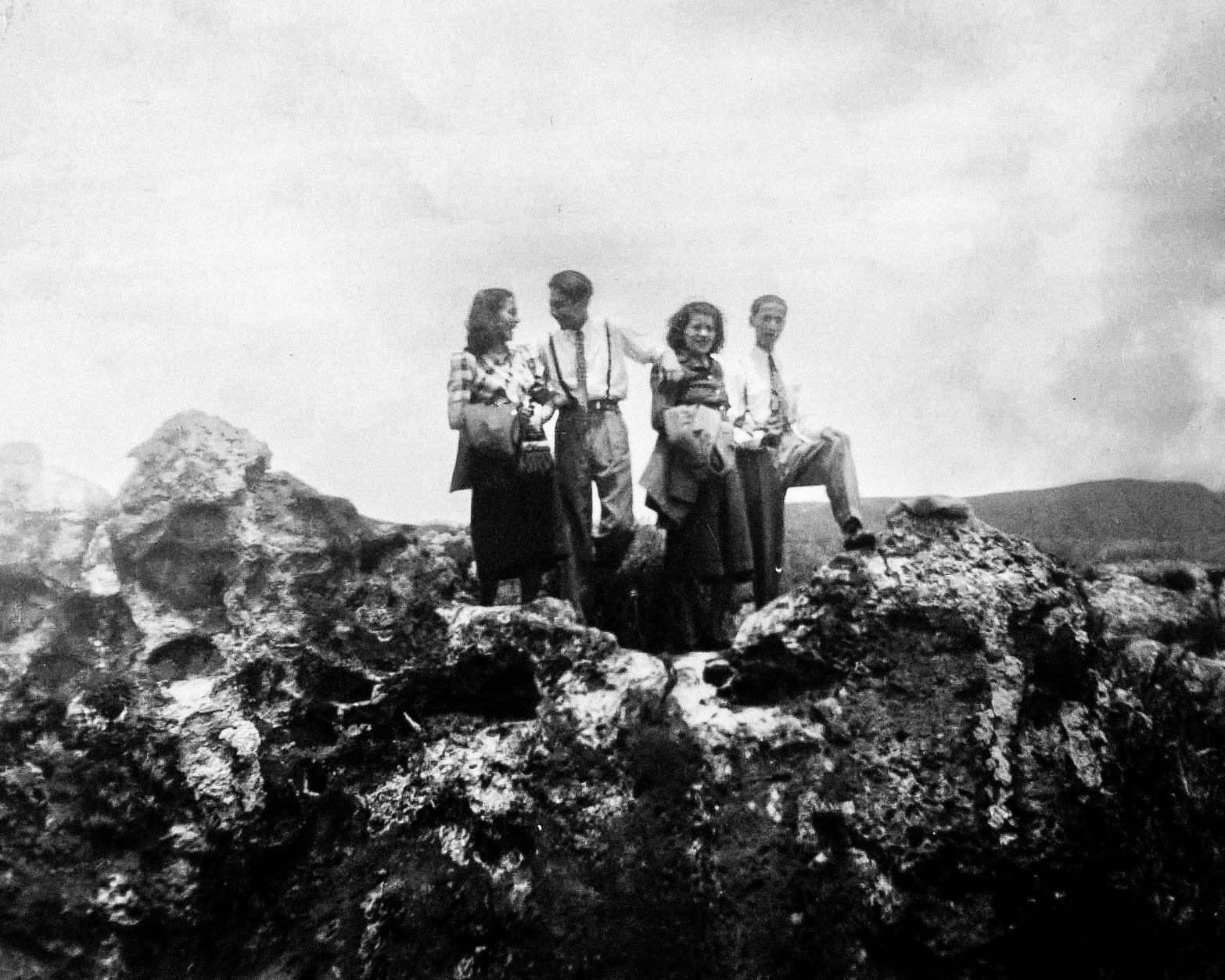 With friends and Carlos