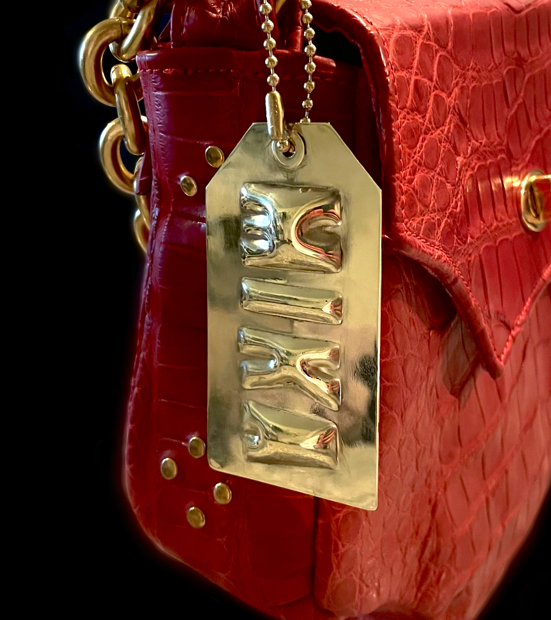 up close of the nameplate