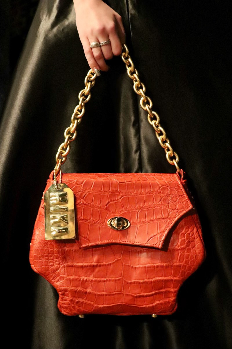 "the alligator bag" - featuring the signature brass nameplate