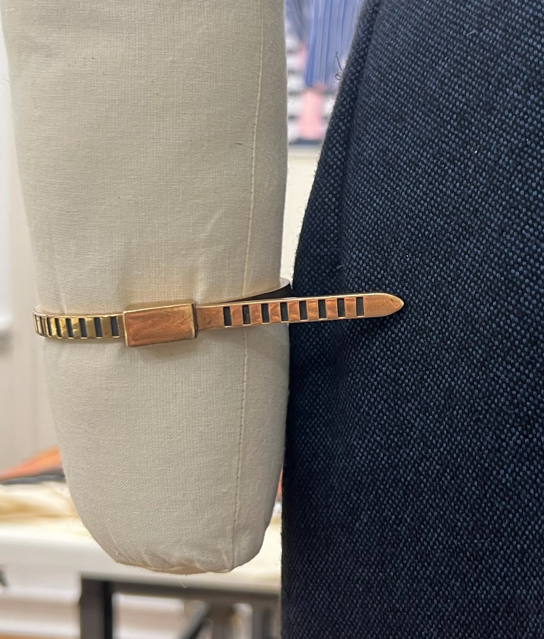the zip cuff: modeled in Rhino 7 - cast in ancient bronze