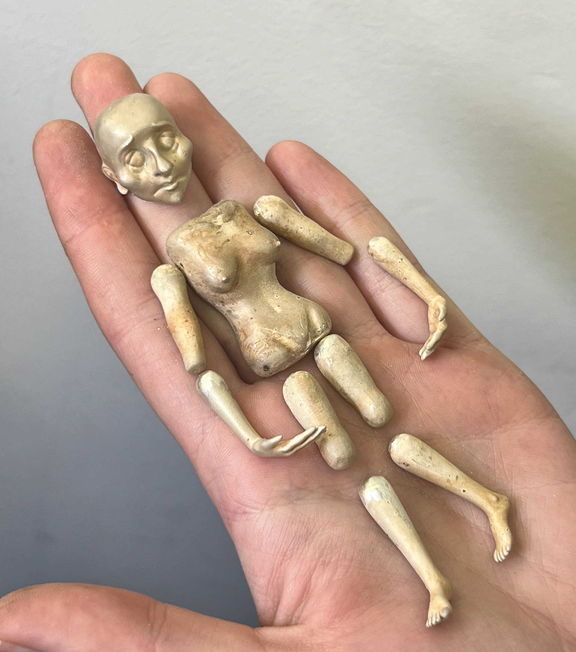 after casting and brief cleanup