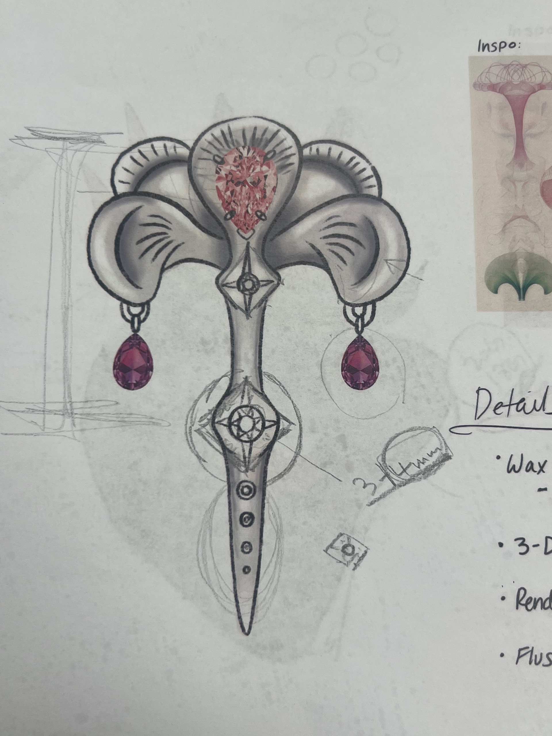 initial sketch and planning