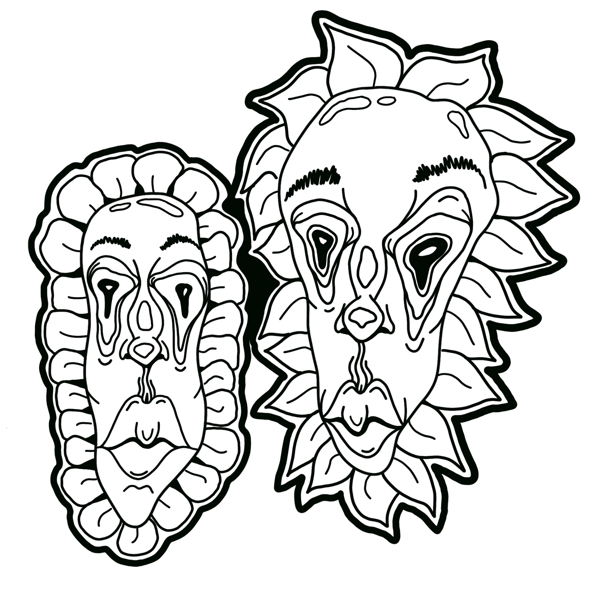 "it's bad but it's all good" - t-shirt design commission - procreate - december 2021