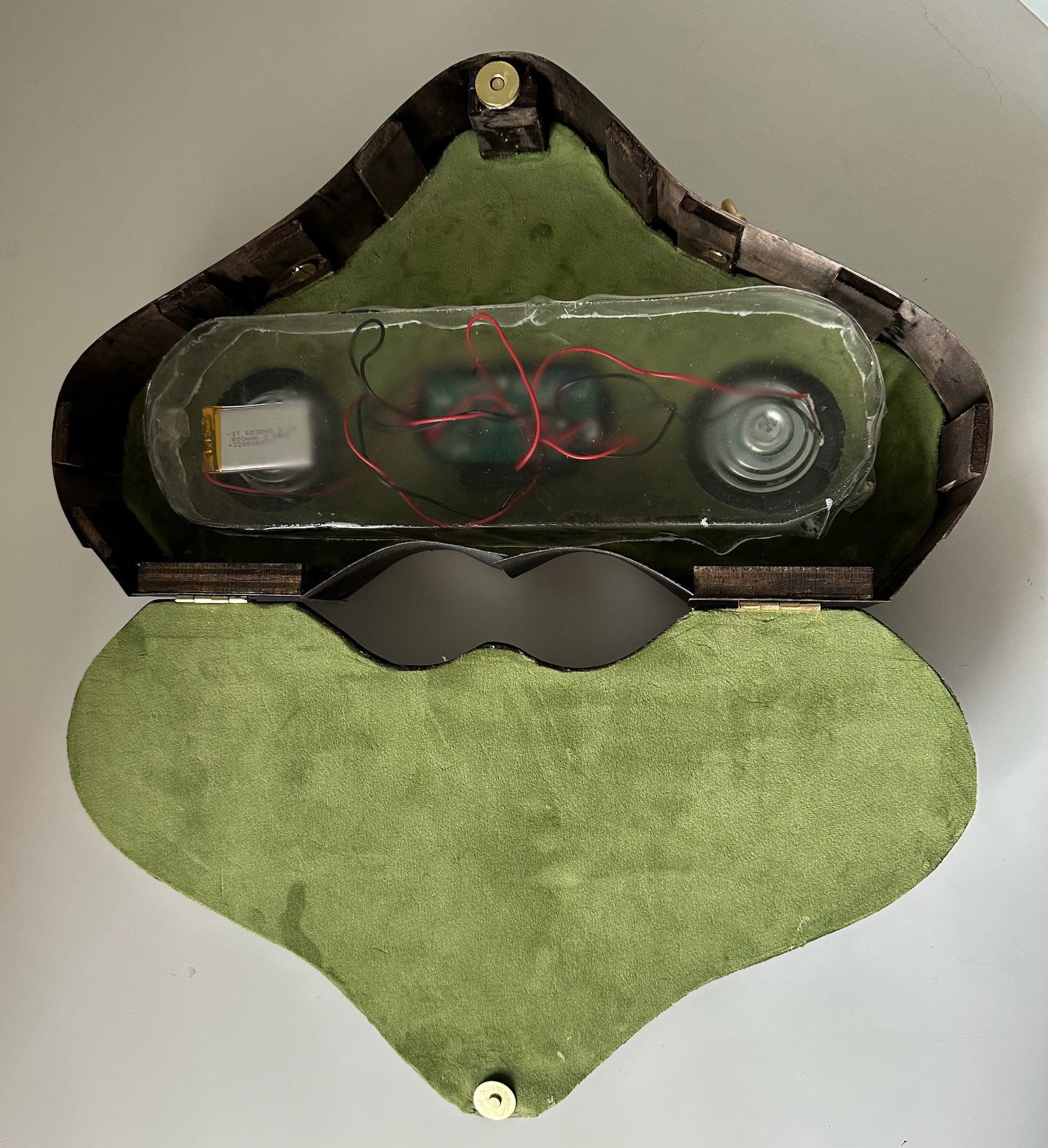 purse inside, speaker technology