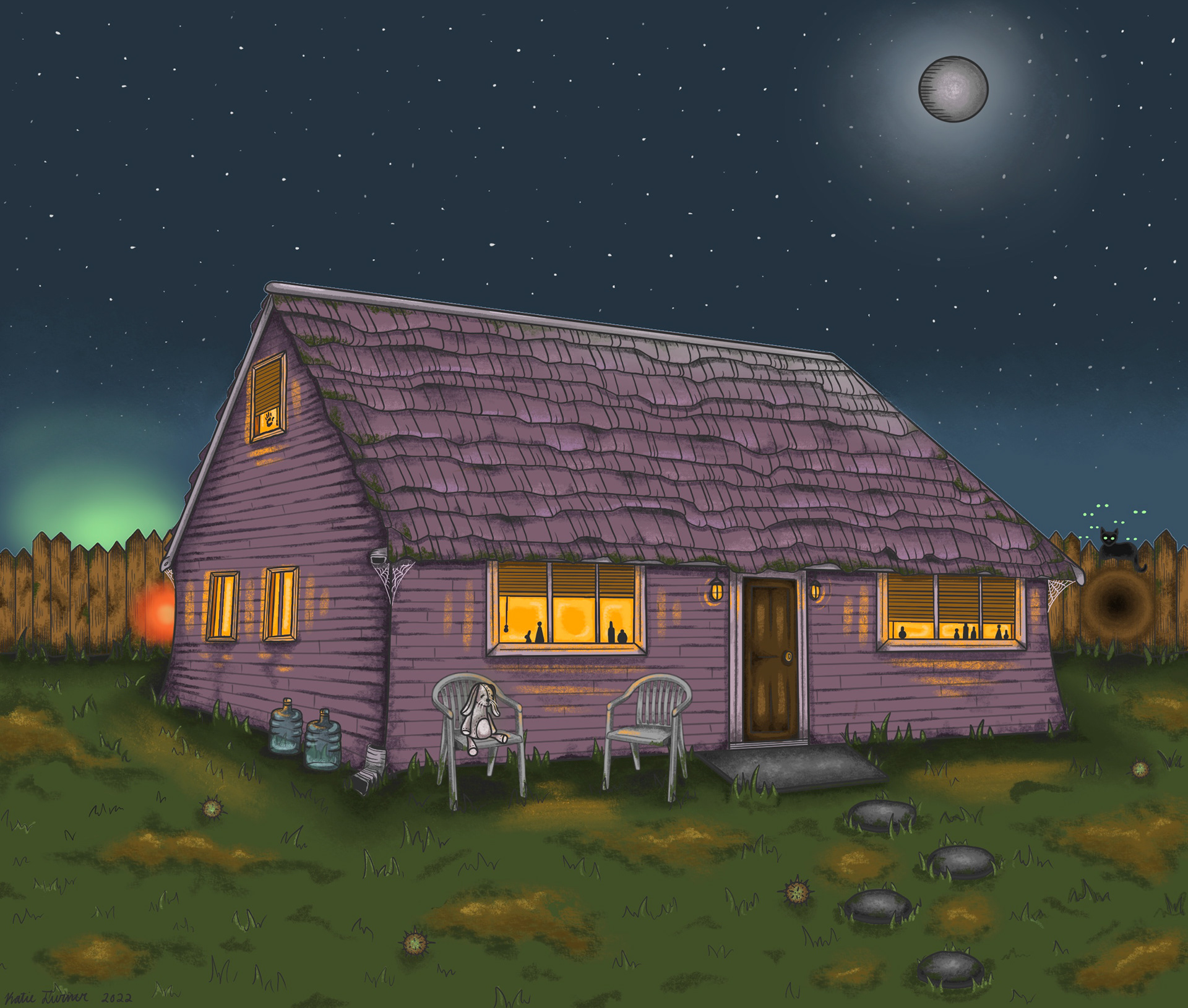 "nostalgia" - procreate - june 2022