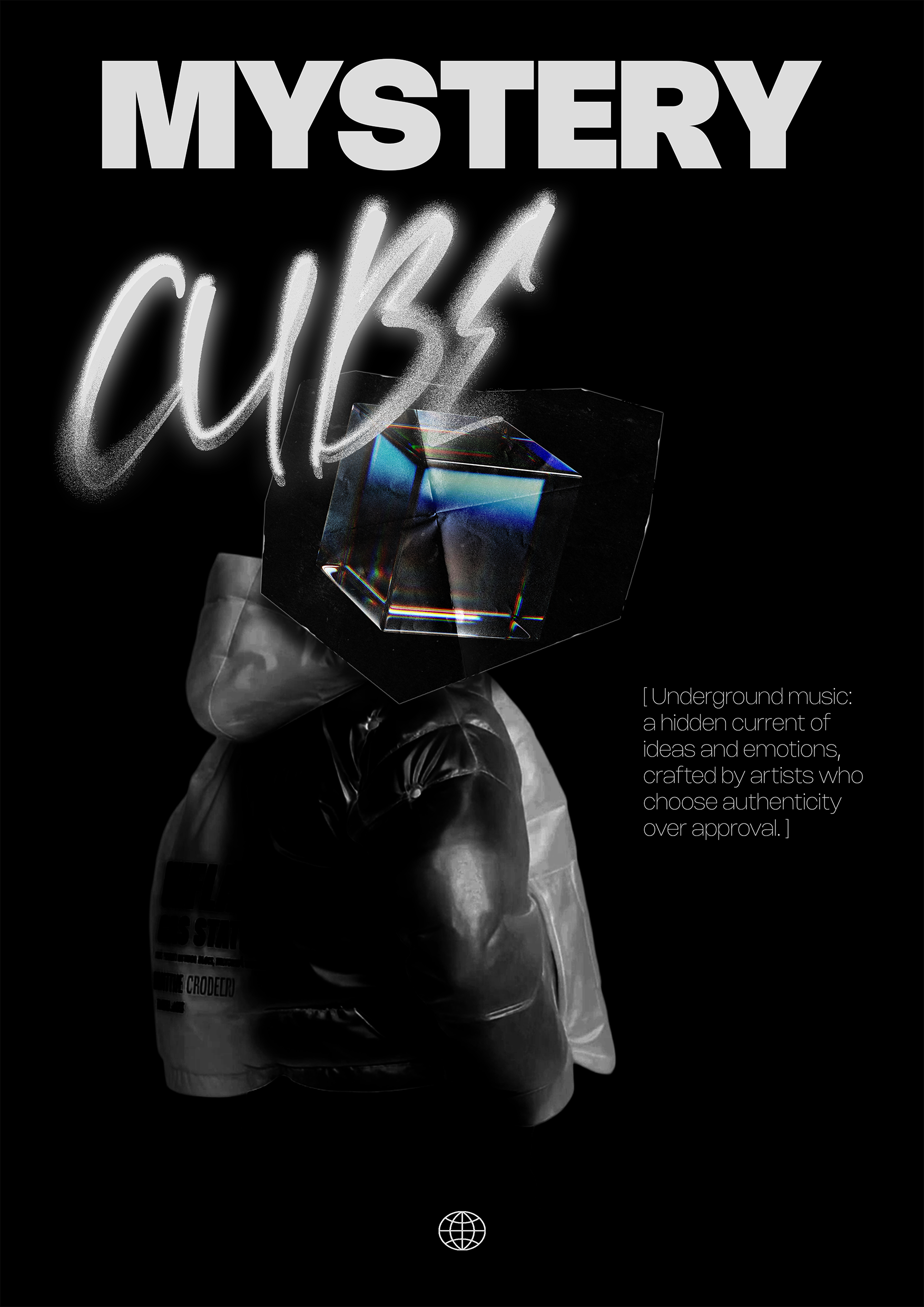 Poster Design in opdracht voor DJ Mysterycube (2025)