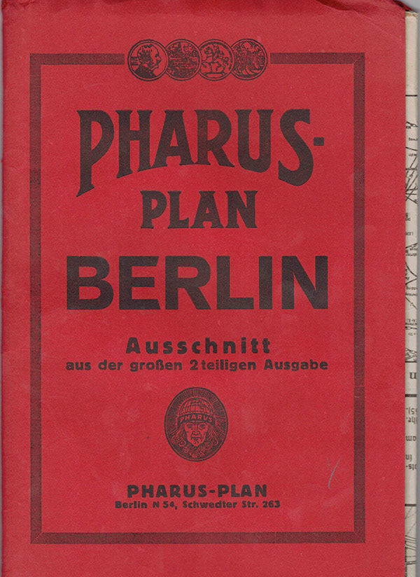 Pharus-Plan Berlin 1944 (Original)