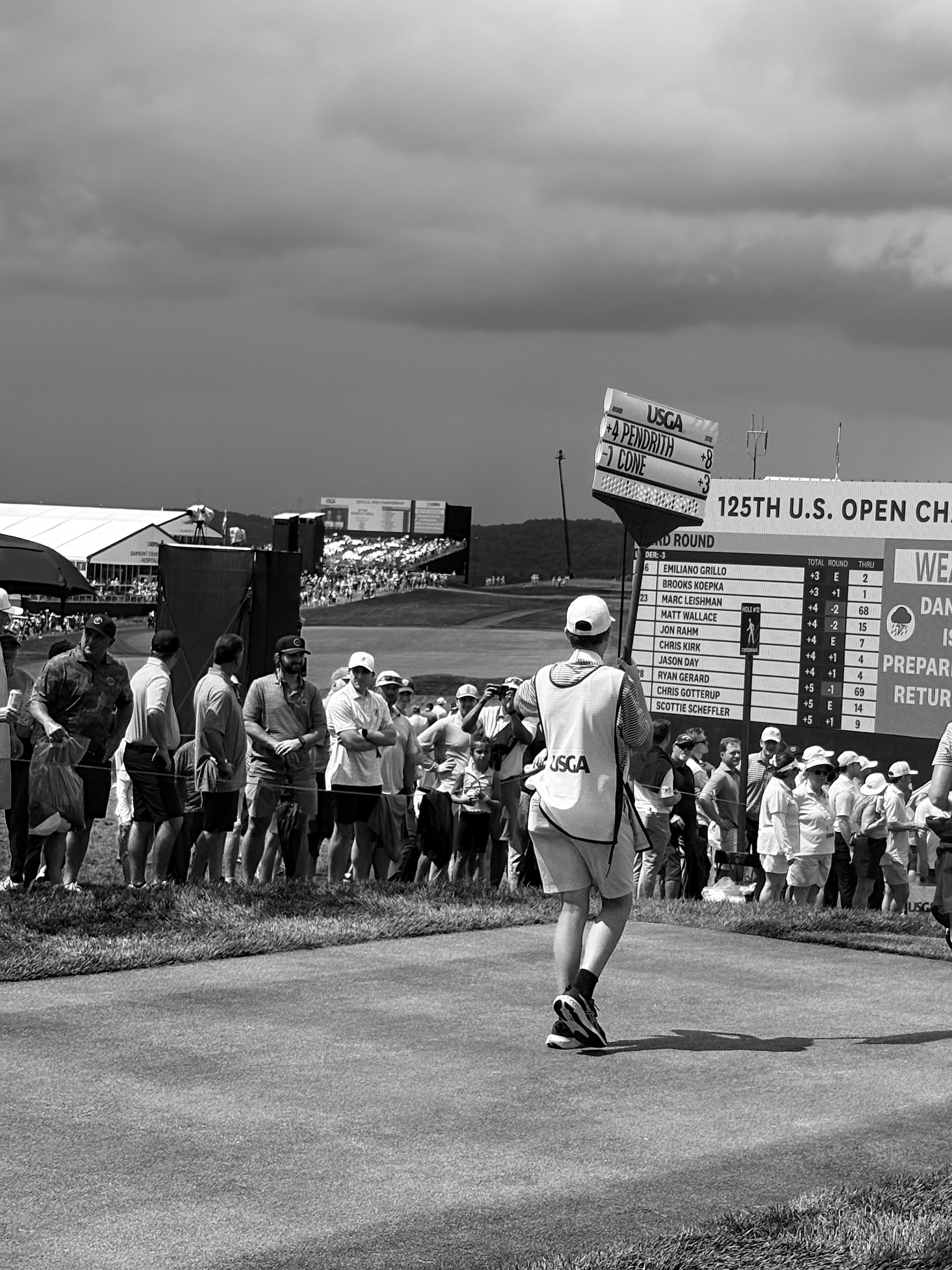 Volunteer w/ Walking Scoreboard