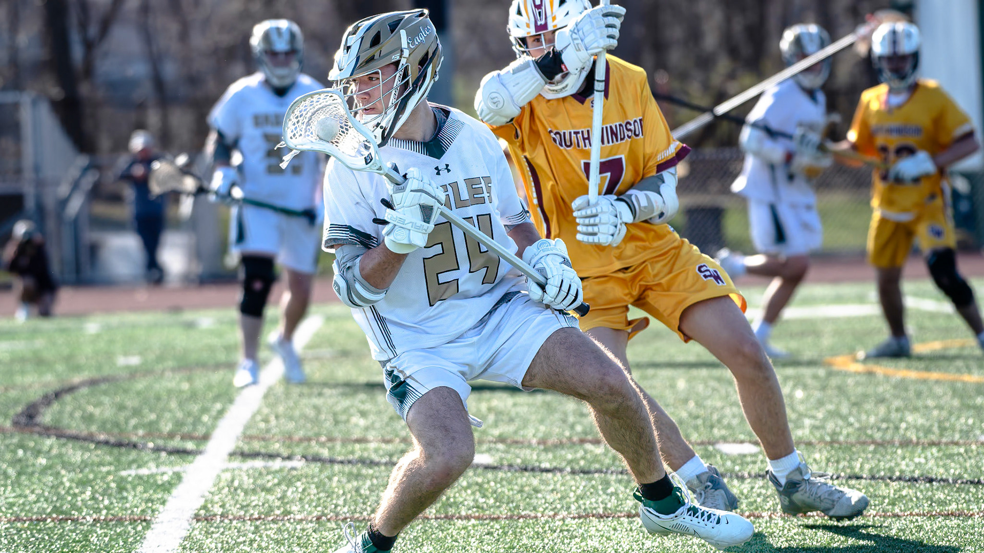 Enfield Eagles Varsity vs South Windsor - April 14, 2025.